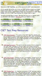 Mobile Screenshot of csettestprep.com